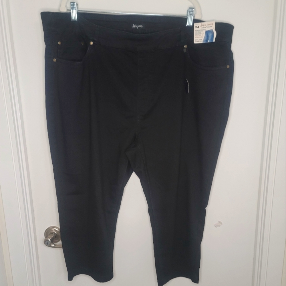 NWT Sz 24 Capri Black - Suko Jeans
